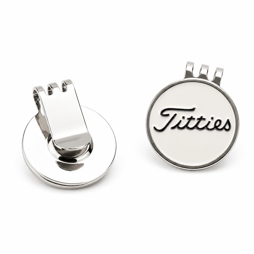 Funny Golf Ball Marker with Magnetic Hat Clip for Men Women, Golf Accessories Gifts for Golfer, Removable Golf Hat Clip Markers
