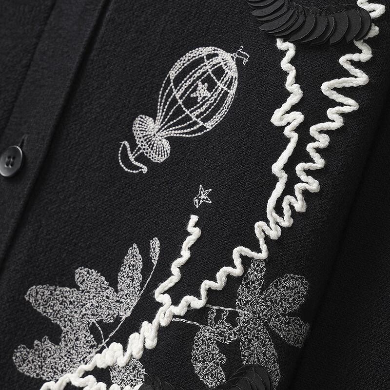 broadcast Women's Long Sleeve V-Neck Knit Cardigan