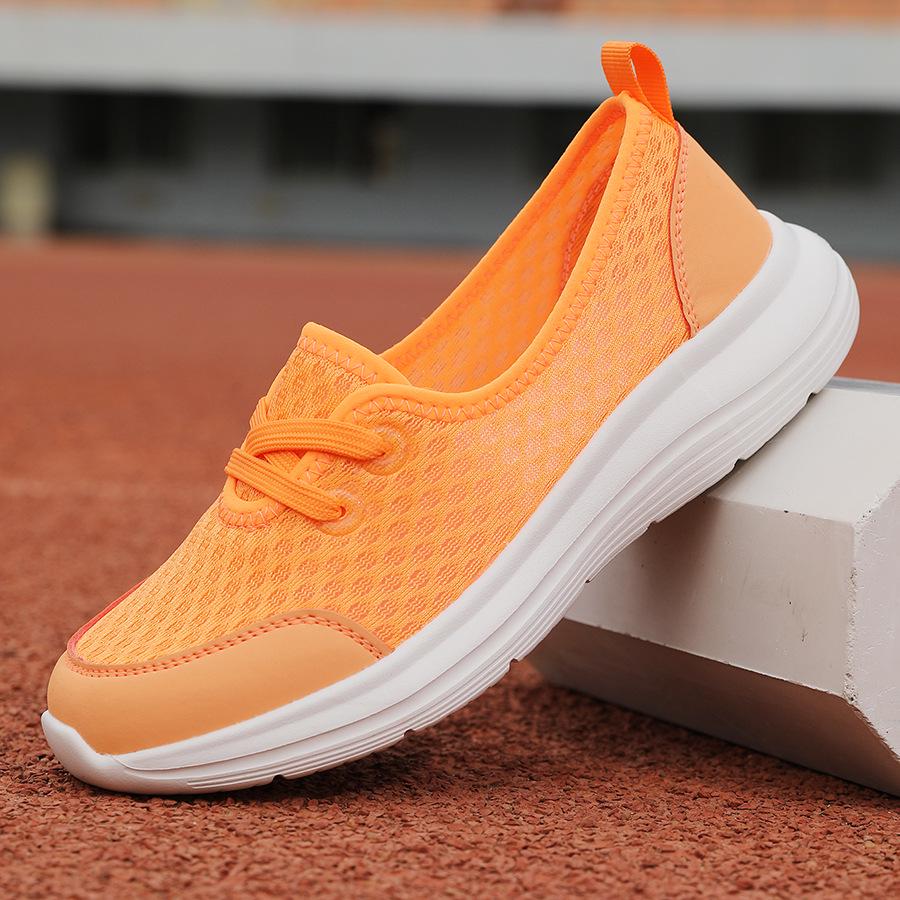 

Women s 2024 Casual Lightweight Slip-On Walking Shoes - Breathable Outdoor Style 41 оранжевый