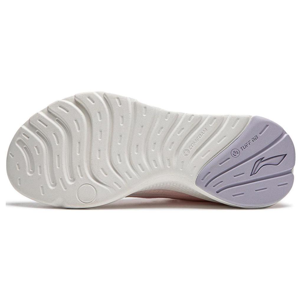 Li Ning Cushioning Abrasion Resistant Lightweight Low top Casual Shoes Women's White Pink AGLU260-4