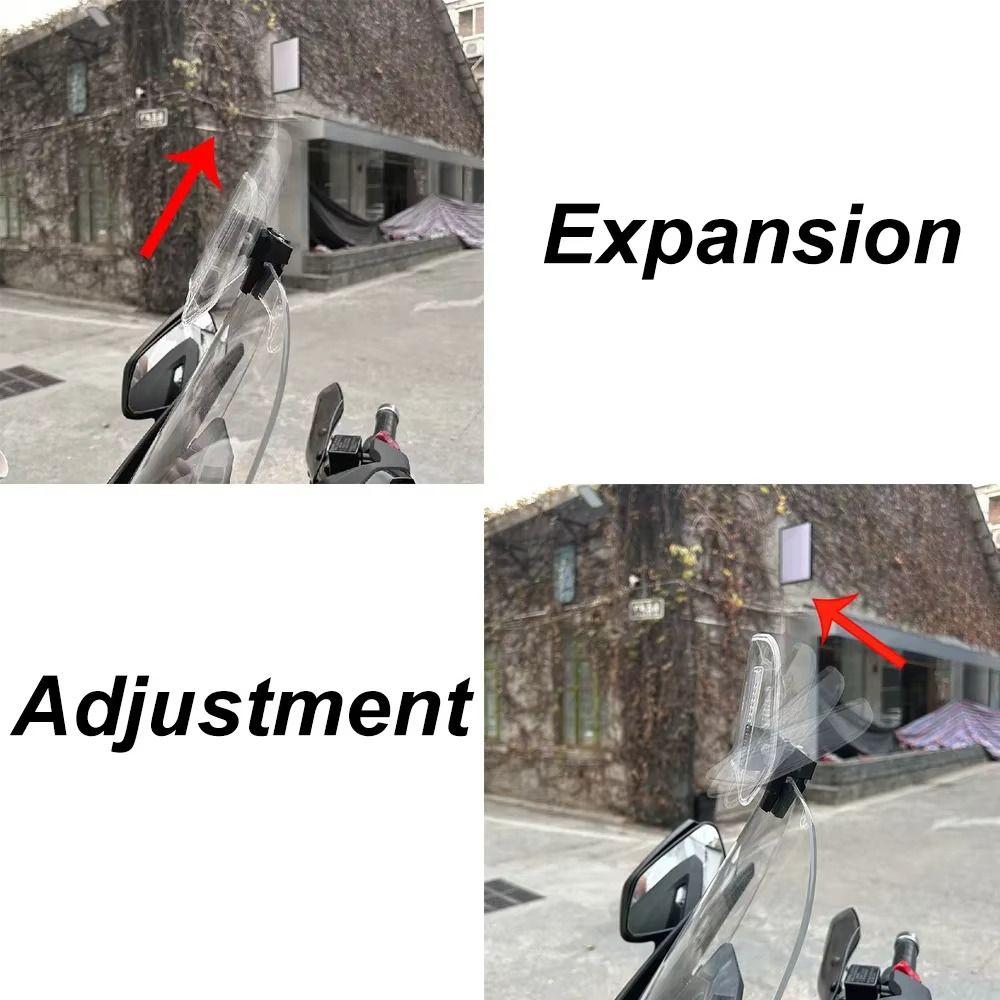 PC Kunststoff Motorrad Windschutzscheibe Universal Motorrad Windschutzscheibe Moto Verlängerung Windschutzscheibe Auto