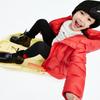 Little MO&Co. Girls' Hooded Duck Down Puffer Jacket
