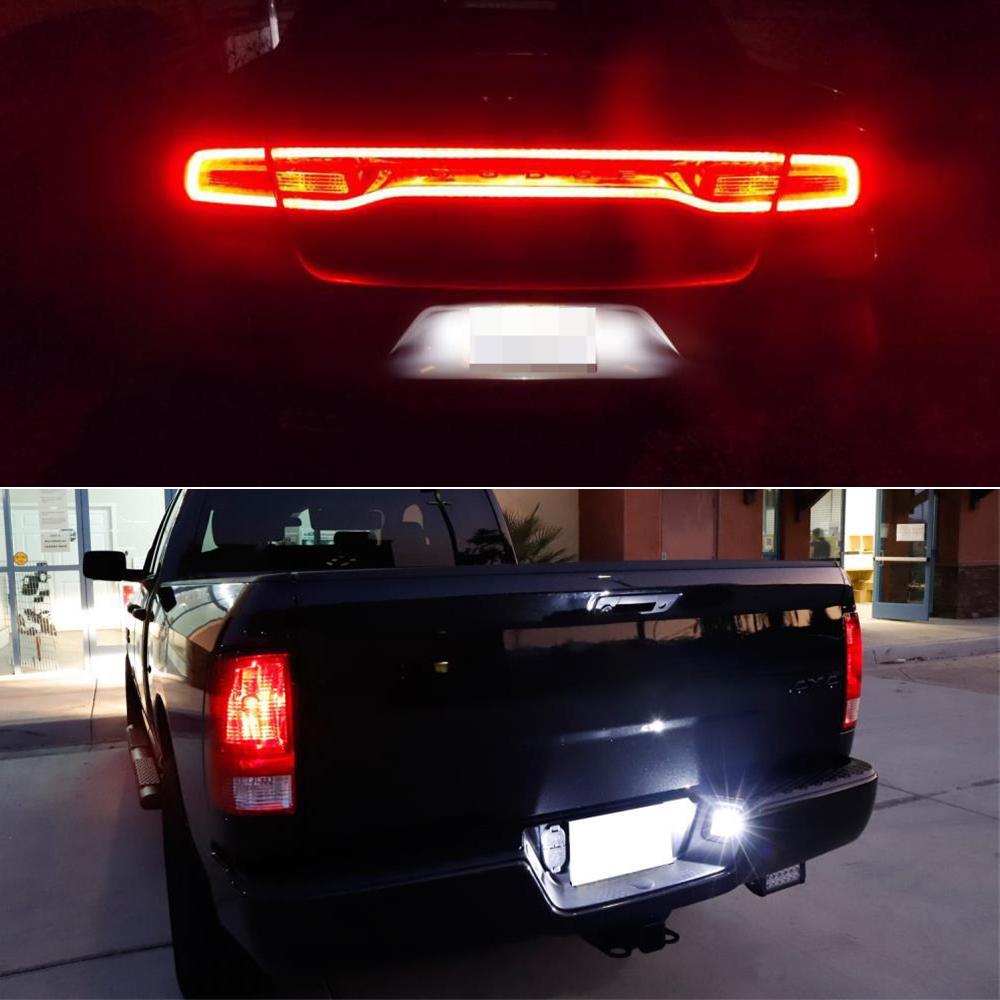 1Pcs LED License Number Plate Light Bulb CANBUS 6500K White for Dodge Charger Challenger 2015 2016 2017 2018 2019 2020 2021 2022