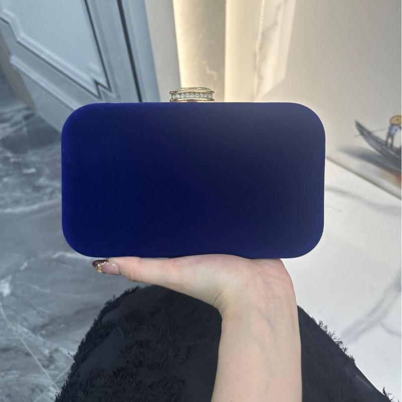 New celebrity with cheongsam dinner bag evening dress clutch bag diamond-encrusted suede bag women's portable messenger bag