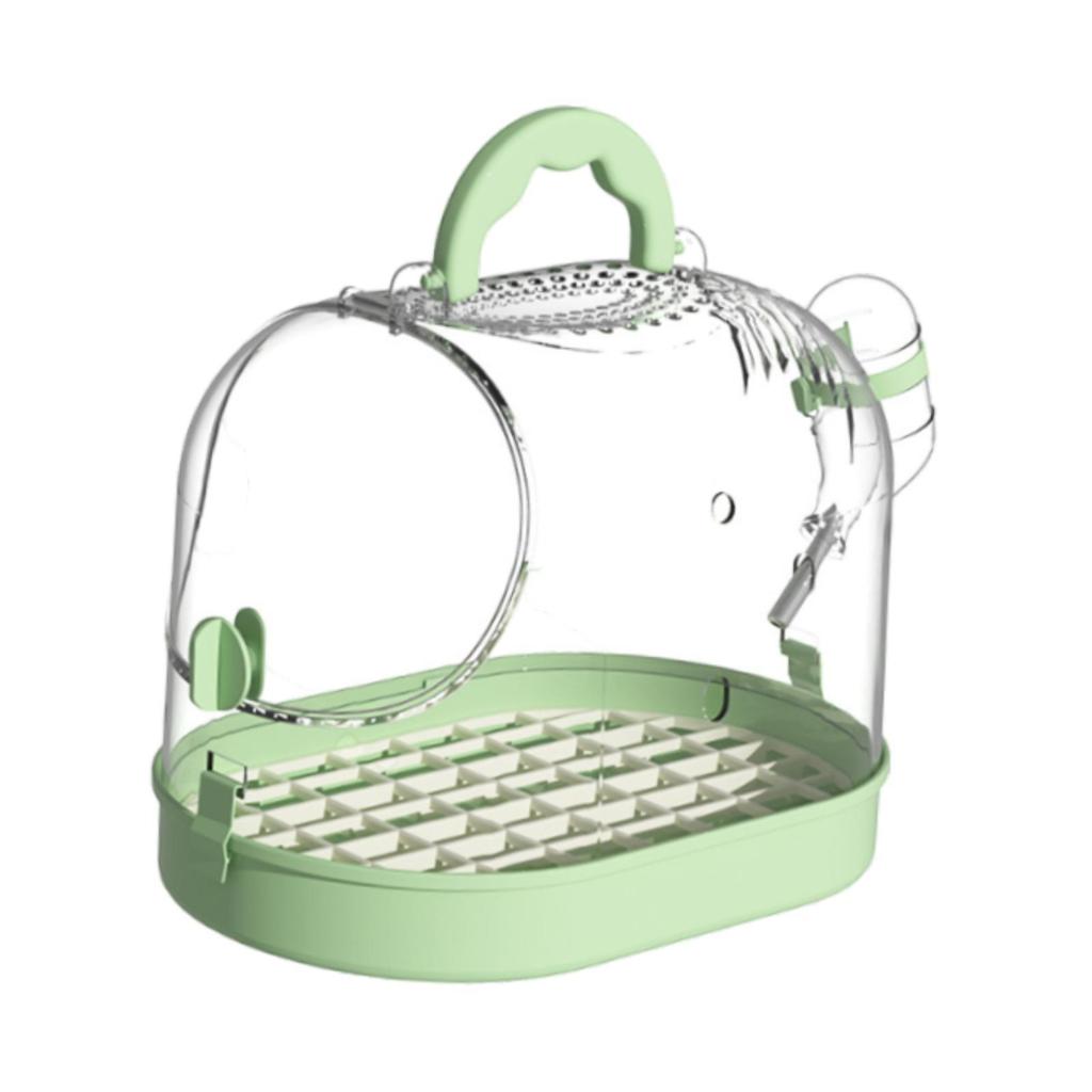 Travel Bird Cage Multipurpose Easy Carrying with Handle Visible Window Parrot