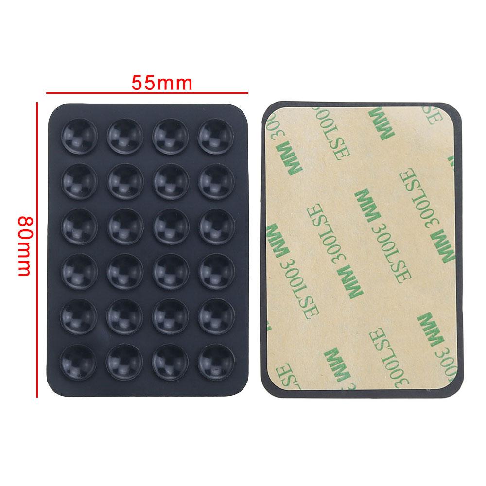 2PCS Silicone Suction Pad Back Sticker Suction Cup Mobile Phone Holder Silicone Mat Wall Stand Fixed For Glass Ceramic Tiles 6