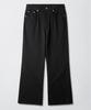 JEMUT Lost Flare Cotton Pants Black Julp2653