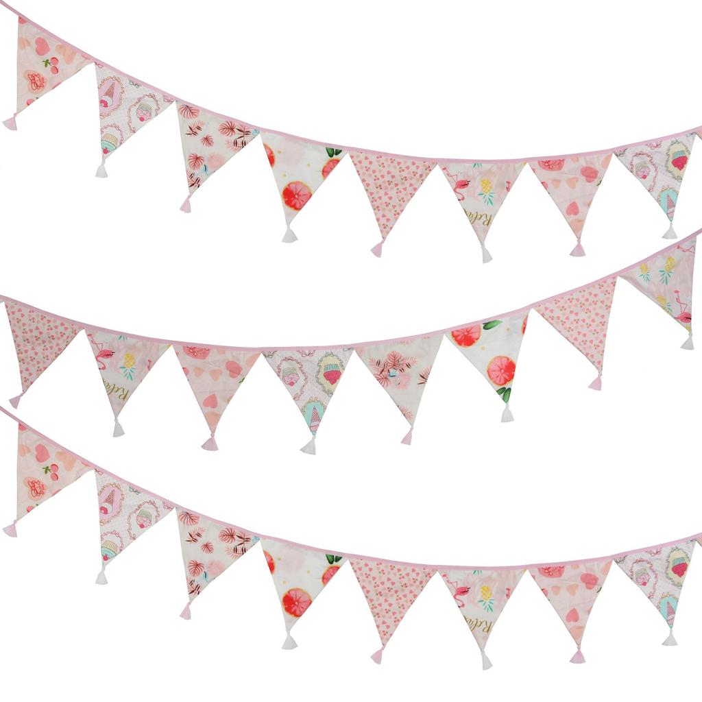 Nordic Cotton Tassel Triangle Bunting for Weddings, Photos, and Kindergartens