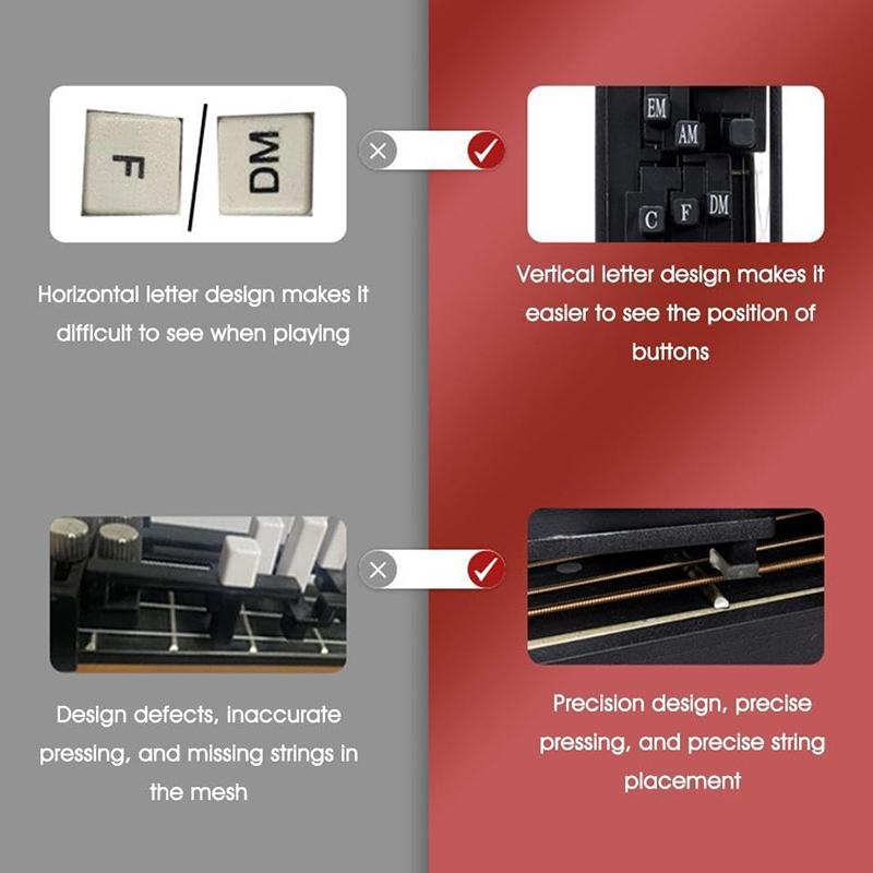 Gitar Akor Basıcısı Gitar Yardımcısı Akor Eğitmeni Akor Öğrenme Sistemi Gitar Aksesuarları Gitar Eğitim Aracı Çocuklar Yetişkinler İçin