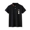 Li Ning Happy Rabbit Casual Versatile Fashion Trendy Print Solid Color Breathable Short Sleeve Polo Shirt Unisex Polo Shirts APLT137-1(TEAM702-A10)