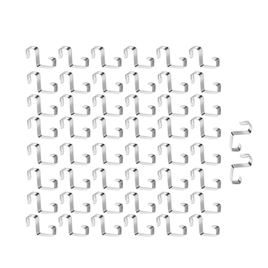 50 Pieces Small Gutter Hook Decoration for Securing Christmas Light On Eaves Gutters and Balconies Daily Casual Use