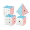 Non-Toxic Yongjun Guanlong Macaron Series Third-Order Rubik'S Cube Second-Order Fourth-Order Pyramid Kidsren'S Educational Toy For Beginners