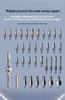 34-in-1 Knarrenschraubendreher-Set mit S2-Bits: Sechskant, Torx, Kreuzschlitz, Schlitz – Rechts-/Linkslauf für den Haushalt