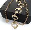 Women Fashionable Moon Metal Waist Chain Belt Modern Decorative Robust No Rust Female Waist Chain
