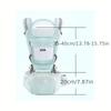 Baby Carrier Infant Multifunctional Waist Stool Newborn To Toddler Before and After Kangaroo Bag Accessories 6-in-1 Baby Carrier