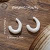 Resin Open Hoop Earrings Fashion Earrings for Women Casual Daily Jewelry Gift