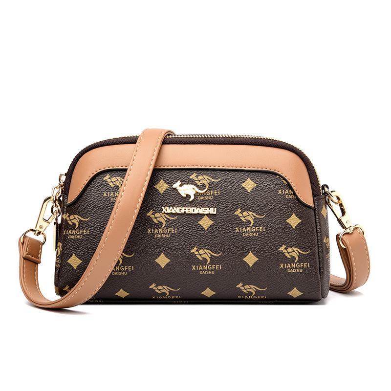 Women's bag new mother bag shoulder messenger bag atmospheric women's splicing small square bag tide