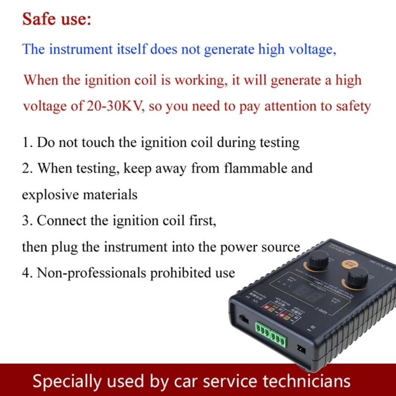 12V~24V IG80 Detector Profesional Bobină de Aprindere Auto Tester Motor pe Gaz Natural Instrument de Diagnosticare și Reparare Vehicule