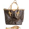 [Pre-Owned] Palermo Large Brown Coated Canvas Monogram Shoulder Bag - Very Good #DVS8HA