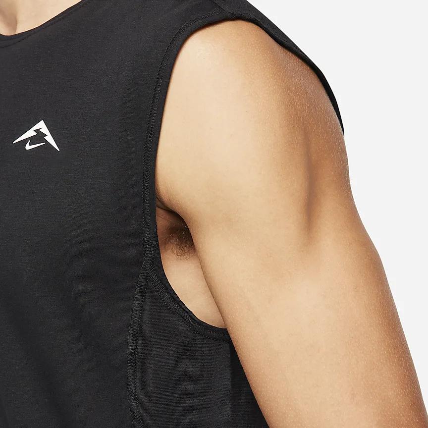 Nike Dri-Fit Quick-Drying Soft Breathable Sleeveless Vest Men Tops Black Coal-Black Summit-White FN3310010