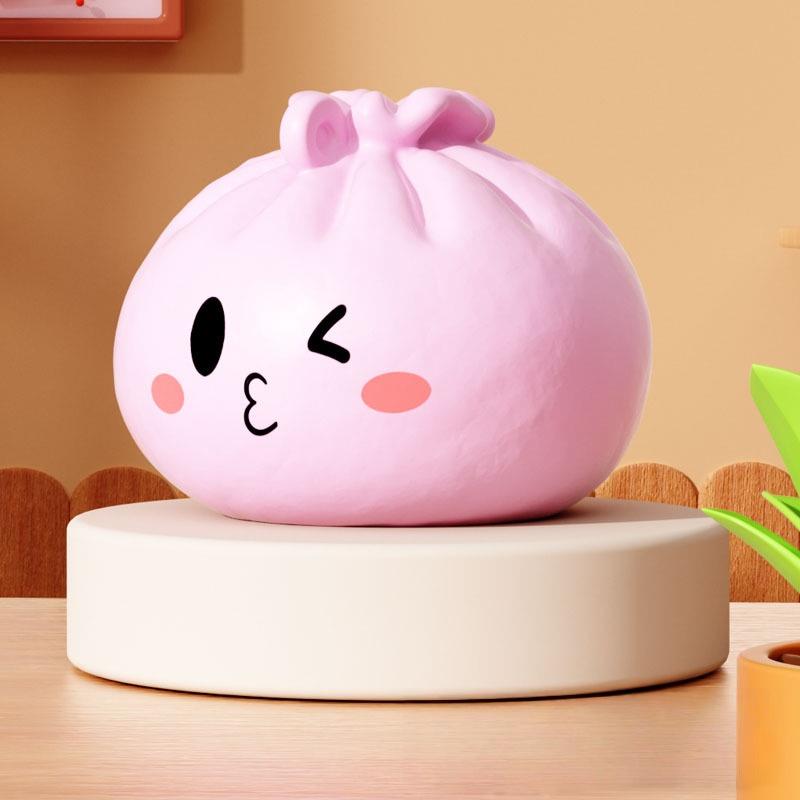 Squeeze Emotion Bubble Bun Toy Set Ideal for Stress Relief Anywhere Anytime A4