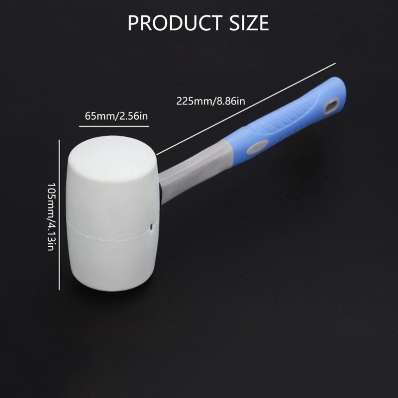 Präzise Installation Gummihammer Für Empfindliche Fliesenarbeiten Nicht Markierend Ergonomisches Bodenwerkzeug Handhammer Anti-Ermüdung