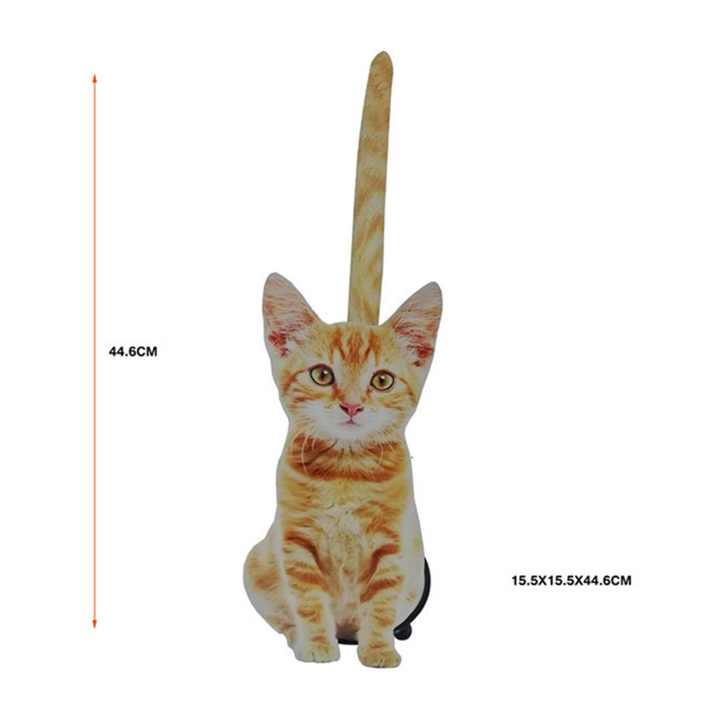 Cat Paper Holder Cat Decorative Paper Towel Holder Animal Paper Roll Holder Stand Iron Paper Towel Stand for Bathrooms Kitchen