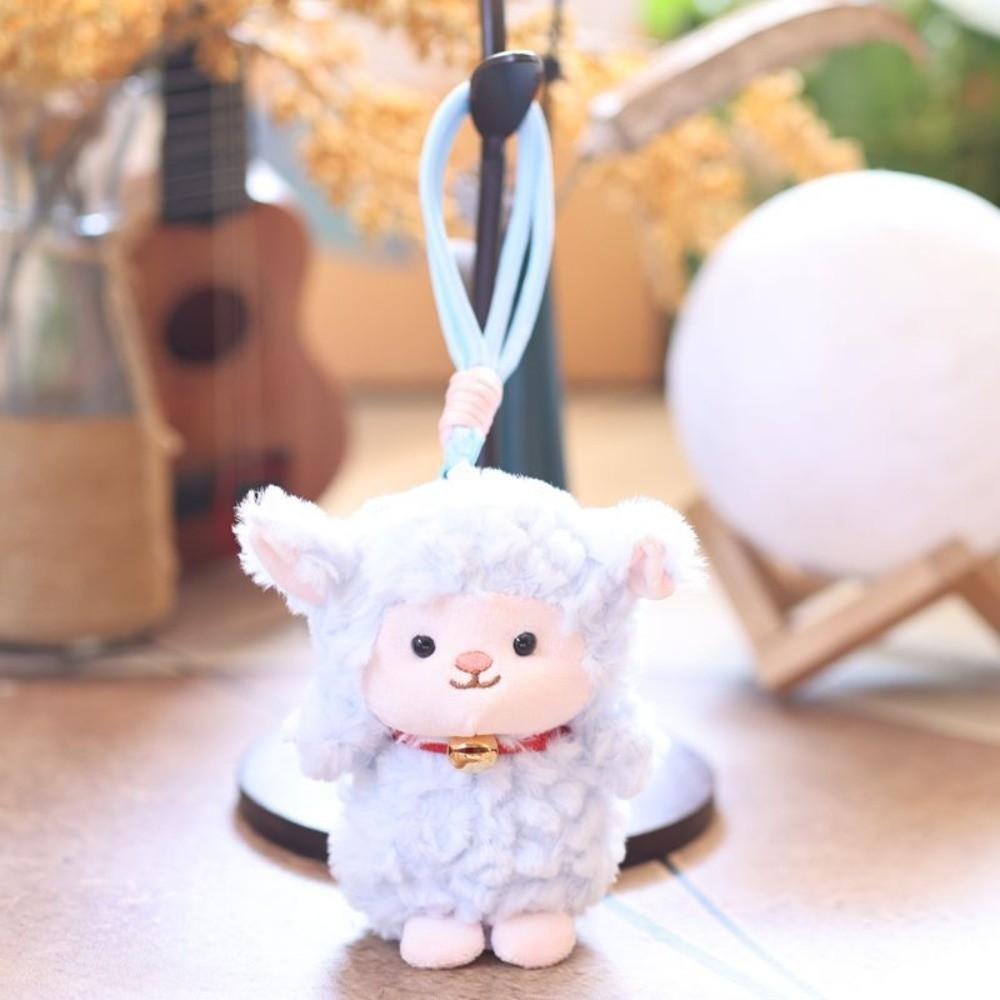 Standing/Sitting Mini Sheep Plush Keychain Cartoon Soft Lamb Doll Ornament  Year of the Sheep