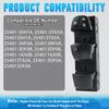 Master Power Window Control Switch for NISSAN ALTIMA FRONTIER LEAF ROGUE SENTRA 2013 2014 2015 2016 2017 2018 25401-3TA5A
