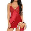 Sex Underwear Sexy Imitation Silk Nightgown Sex Suit Cute Women's Loungewear