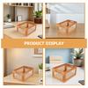 Bamboo Woven Wooden Storage Basket Desktop Organizer Decorative Home Decor Sundry Holder Shelf