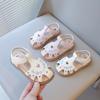 Summer Baby Boy and Girl's Sandals New Embroidered Princess Shoes with Soft Bottom and PU Insole Outdoor