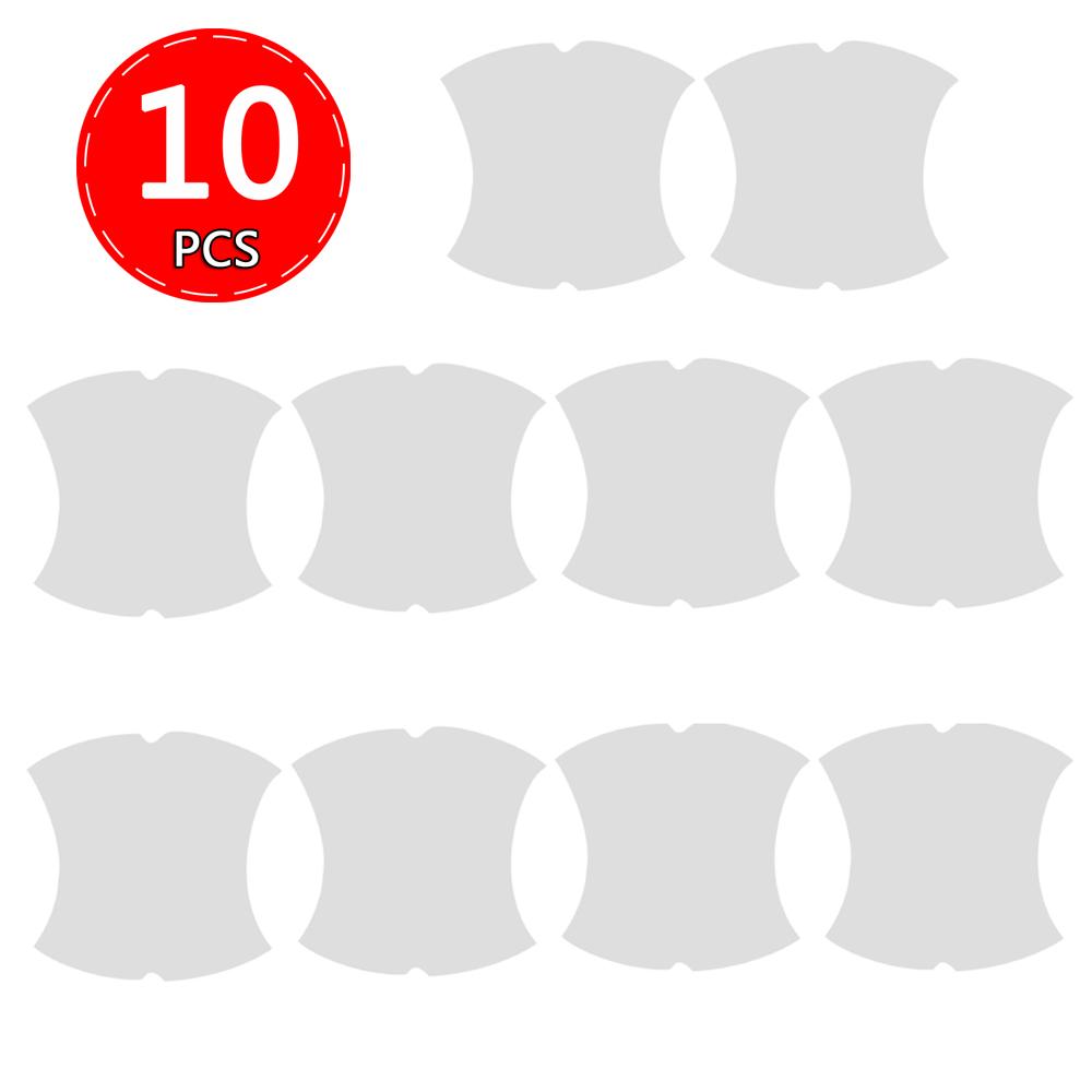 5/10pcs Car Door Handle Stickers Scratches Resistant Car Handle Protection Film Anti-Scratch Protection Car Handle Bowl Strip
