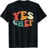Funny Retro "Yes Chef" T-Shirt for Restaurant Kitchen Enthusiasts