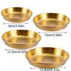 Stainless Steel Tableware Pickle Dish Thickened Seasoning Dish Sauce Dish Snack Pan  Kitchen Tools