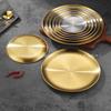 304 Stainless Steel Round Korean BBQ & Buffet Plate - Small Fruit Dish