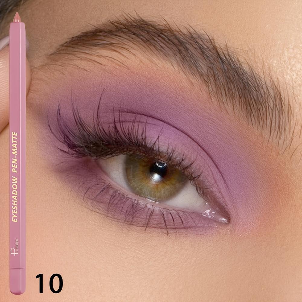 

Набір олівців для тіней Pudaier 19 кольорів, Стійкі водостійкі матові та мерехтливі відтінки, Легко розтушовуються та наносяться, Універсальний макіяж для початківців та вечірок