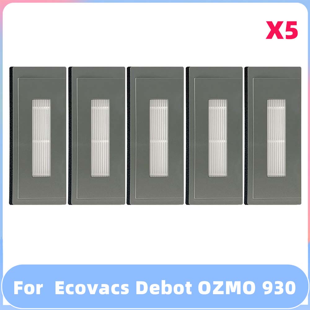 Compatible For Ecovacs Debot OZMO 930 M88 Robot Vacuum Cleaner Washable Hepa Air Filters Replacement Spare Parts Accessories