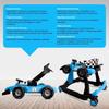 Interactive Walker Ride-on Pusher Racing Car Formula 1 3in1 Blue