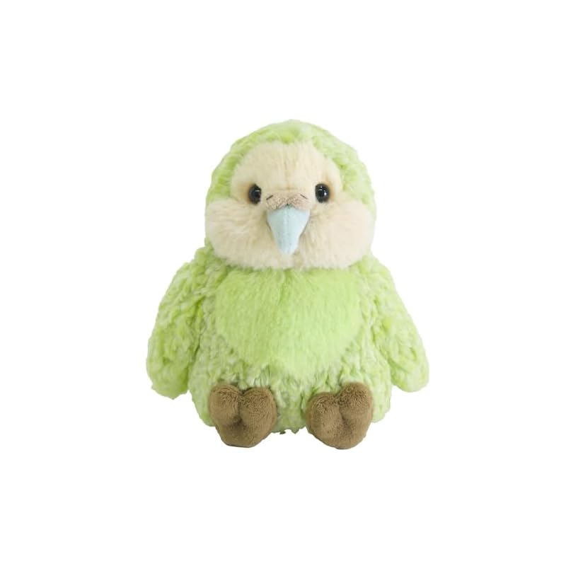 SunLemon Fluffies Small Kakapo 15x14x16cm Plush Animal, Cute, Rare Animal Series, P-1403