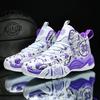 6 Children's Primary and Secondary School Students 7 Basketball Shoes 8 Boys 9 High-top Sports Shoes Cement Actual Combat 15-year-old Youth Sneakers
