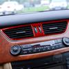 For Mercedes-Benz CLS C219 2004-2009 Central Control Air Outlet Sticker Cover Trim Carbon Fiber Interior Styling