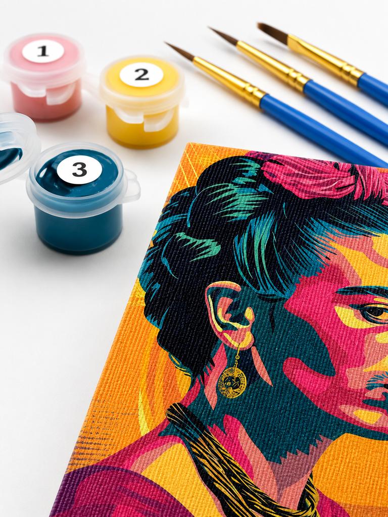 Paint by Numbers with Frame Pictures for Painting - Frida Kahlo 40X50