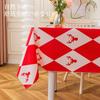 Waterproof And Oil-Proof Leave-In Premium Tablecloth Home Modern Peva Plaid Picnic Cloth Tablecloth