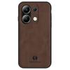 ANNYOJO For Xiaomi Redmi Note 13 4G Case Leather+PC+TPU Shock-absorbed Phone Cover