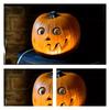 Scary Halloween Pumpkin With Moving Eyes, Pumpkin Decorations,Halloween Artificial Pumpkins Decoration A Durable Easy To Use