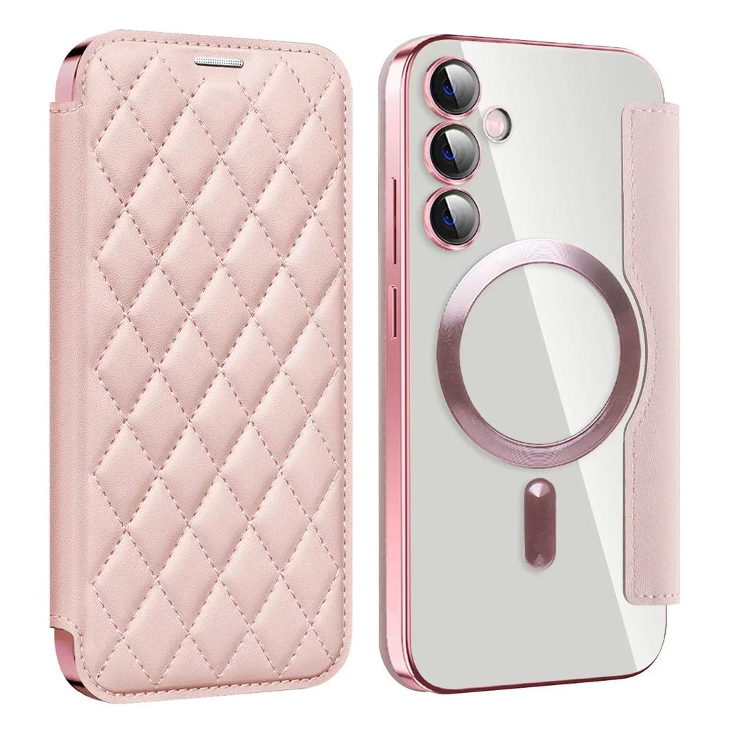 Leather Flip Case for Samsung Galaxy S25 S24 S22 S23 Plus Ultra S25U Card Holder Magnetic Camera Protection Phone Cover