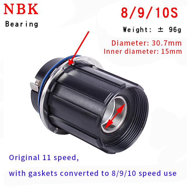 Bicycle rear hub 3 Pawls cassette