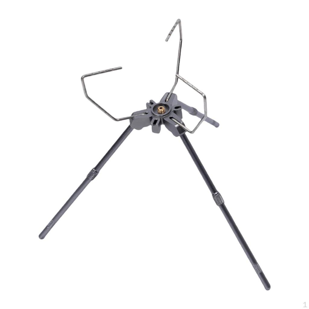 Support Stand Cooking Stand, Stable Windproof Foldable Outdoor Gear for Hiking Accessories,