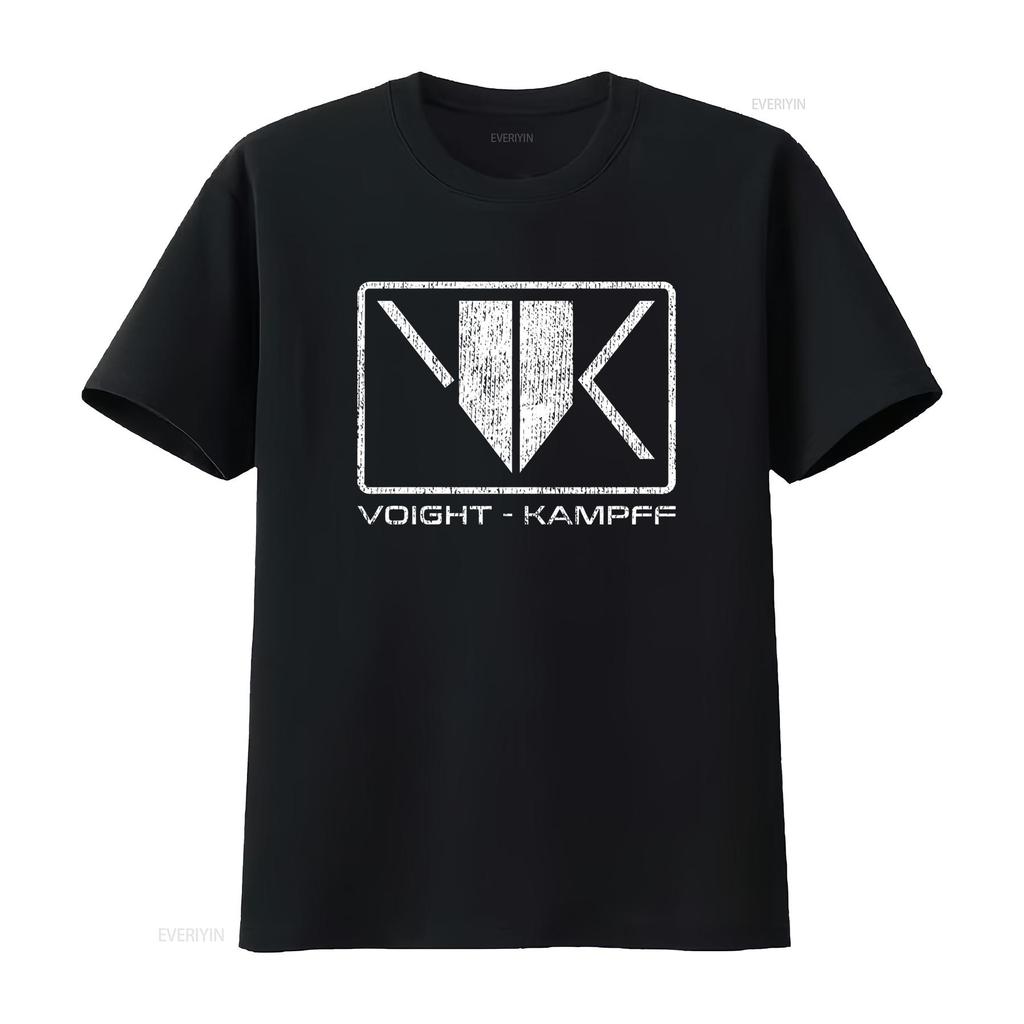 VOIGHT KAMPFF Cotton T Shirt Stylish Design vintage Washed Breathable Comfortable Casual Slightly Unisex graphic